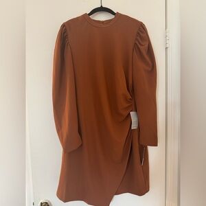 Elegant Rust Dress